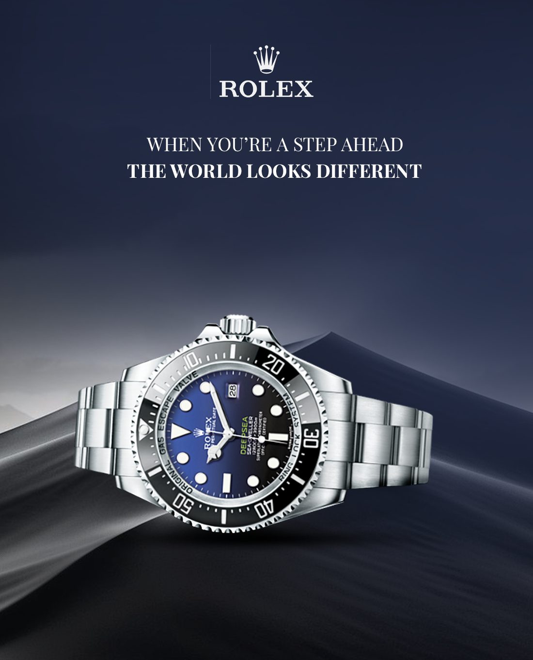 Rolex Deepsea watch campaign